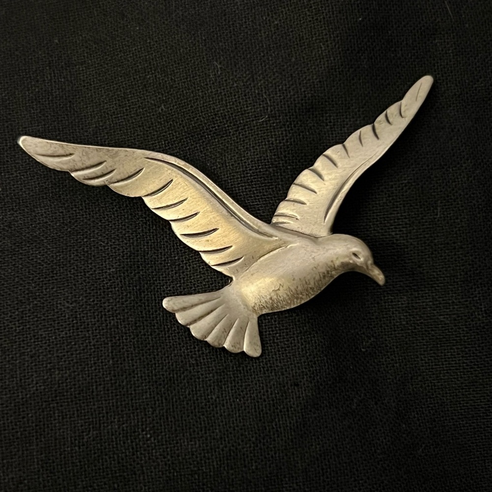 Beau Sterling Brooch